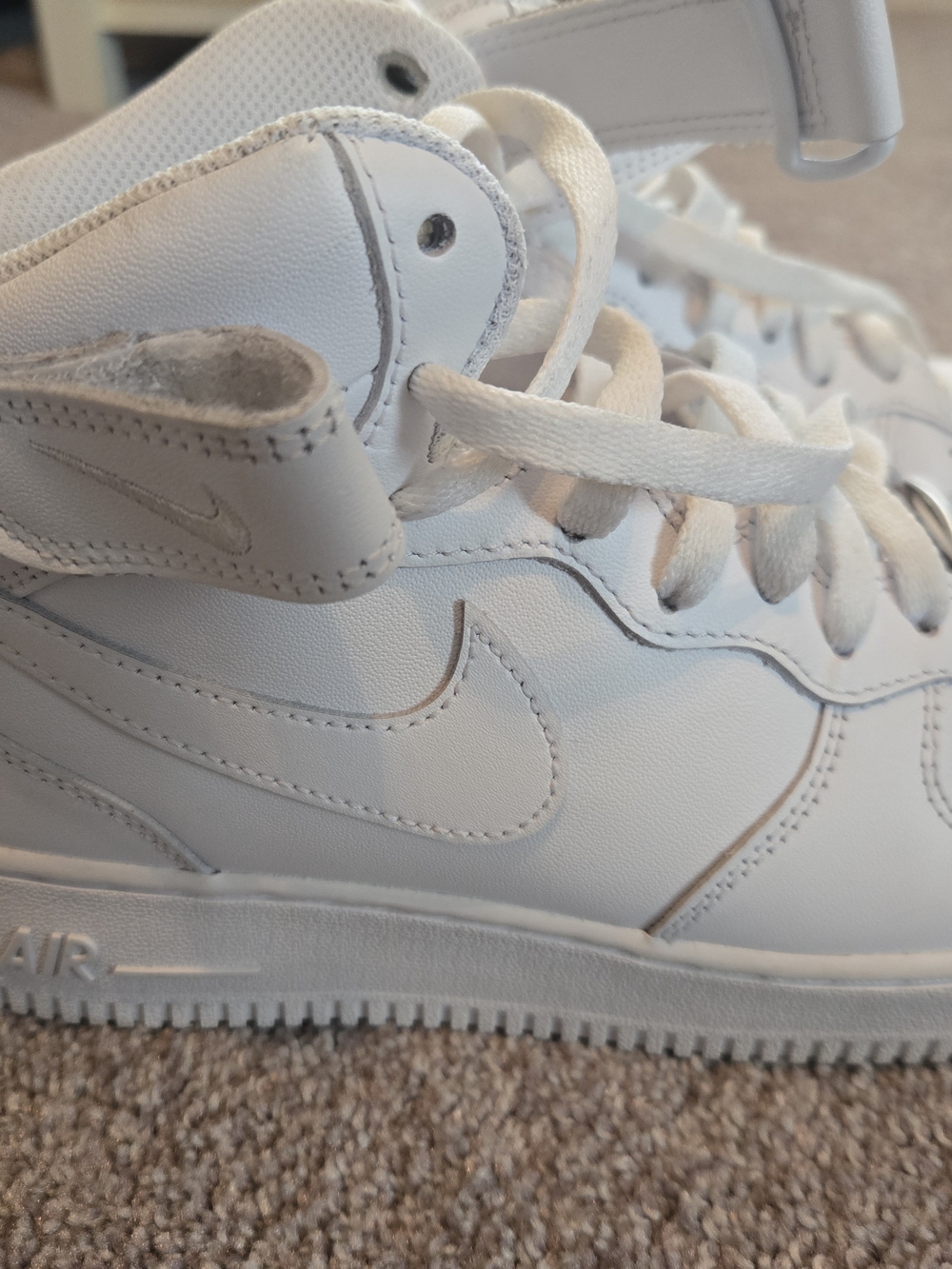 Nike Air Force 1 High Top Sneakers in White